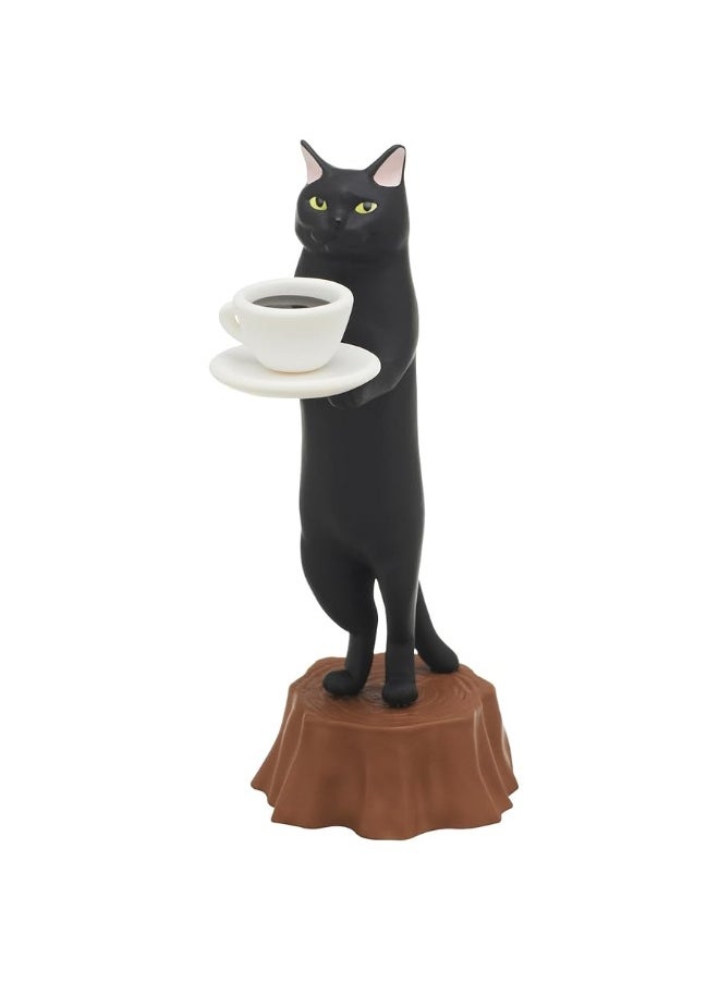 Kitan Club Cat Cafe Plastic Toy- Blind Box Includes 1 of 5 Collectable Figurines - Fun, Versatile Decoration - Authentic Japanese Design - Made from Durable Plastic