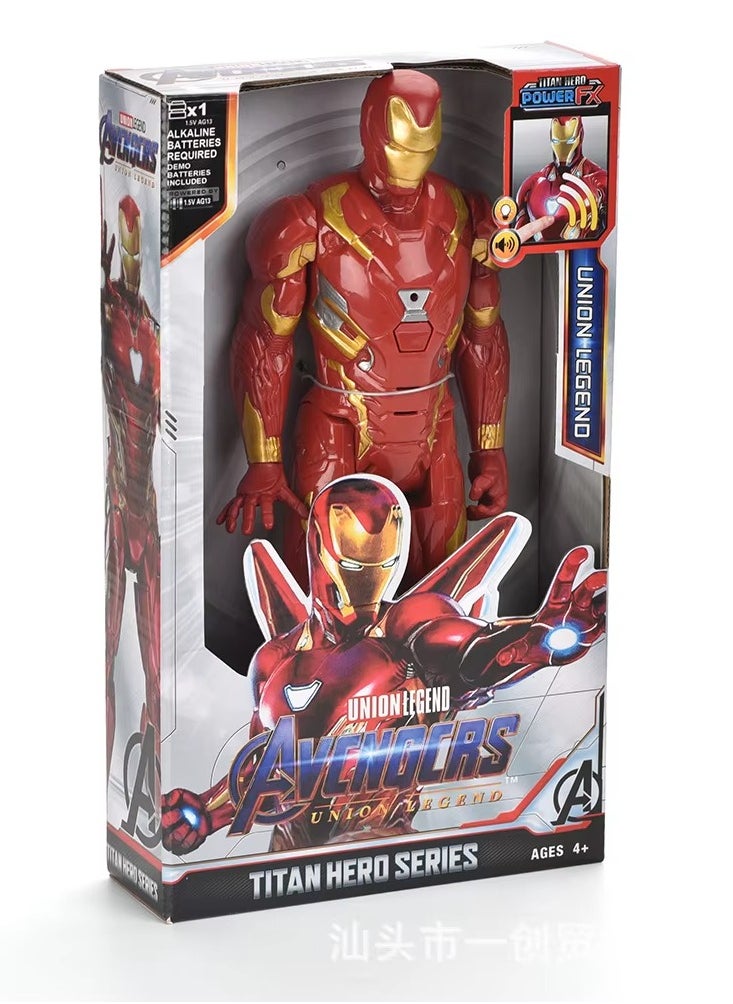 Avengers Titan Hero Series Iron Man Action Figure, 12-Inch, Avengers Toys for Kids Ages 4 and Up