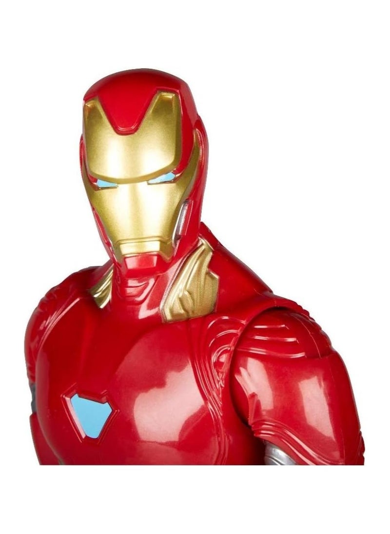 Avengers Titan Hero Series Iron Man Action Figure, 12-Inch, Avengers Toys for Kids Ages 4 and Up