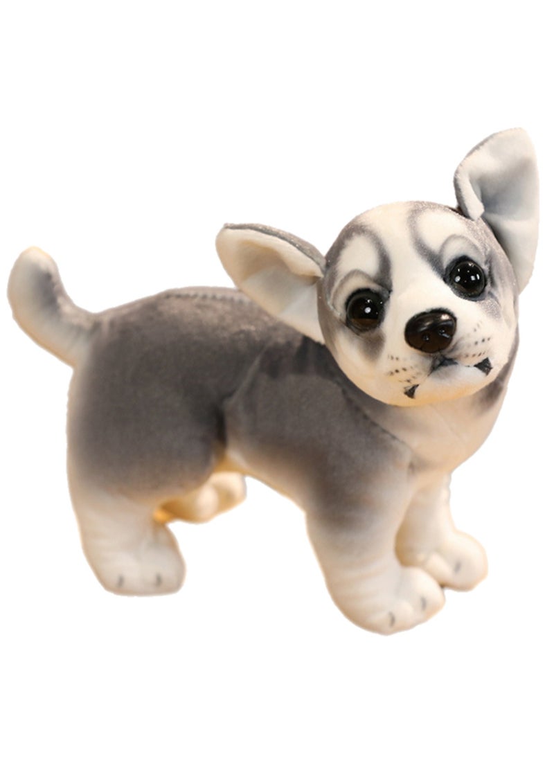 18 CM Cute Simulation Dog Plush Toy Soft Stuffed Animal Standing Doll For Girls And Boys All Ages Gift（Style 3）