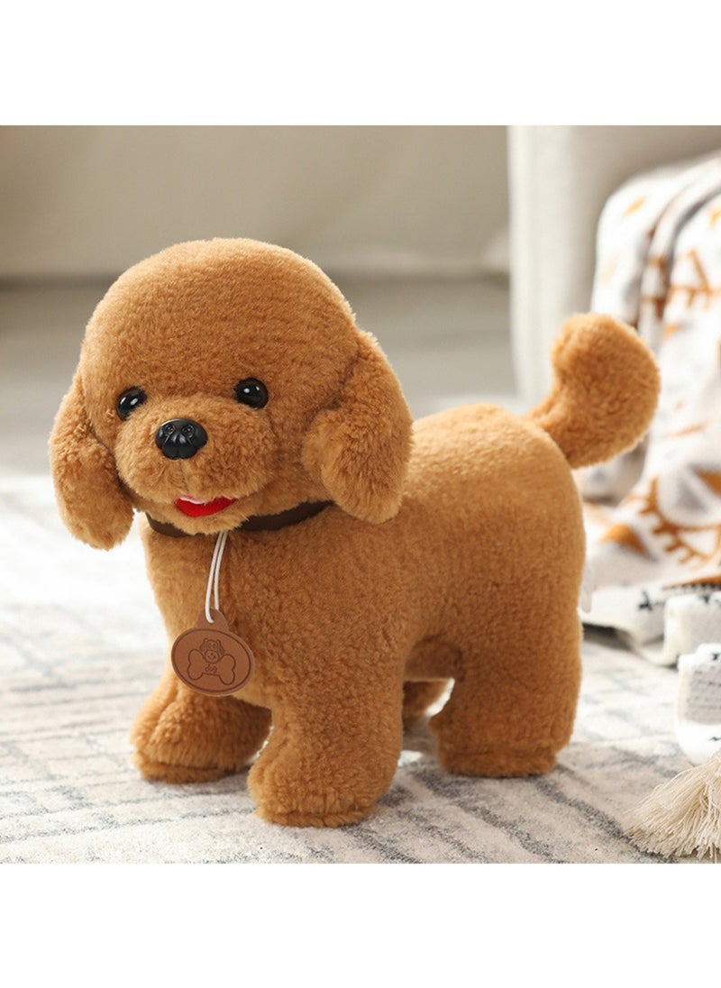 25 CM Cute Simulation Dog Plush Toy Soft Stuffed Animal Doll For Girls And Boys All Ages Gift（Style 4）