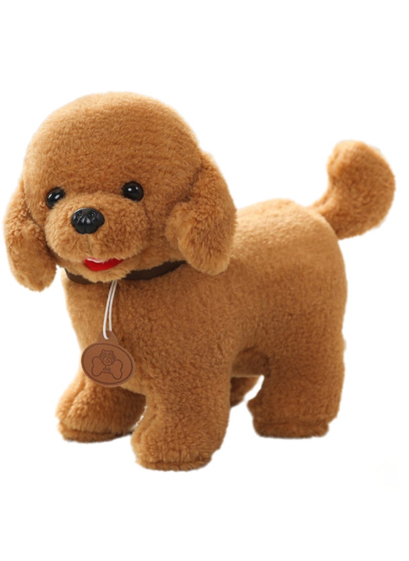 25 CM Cute Simulation Dog Plush Toy Soft Stuffed Animal Doll For Girls And Boys All Ages Gift（Style 4）