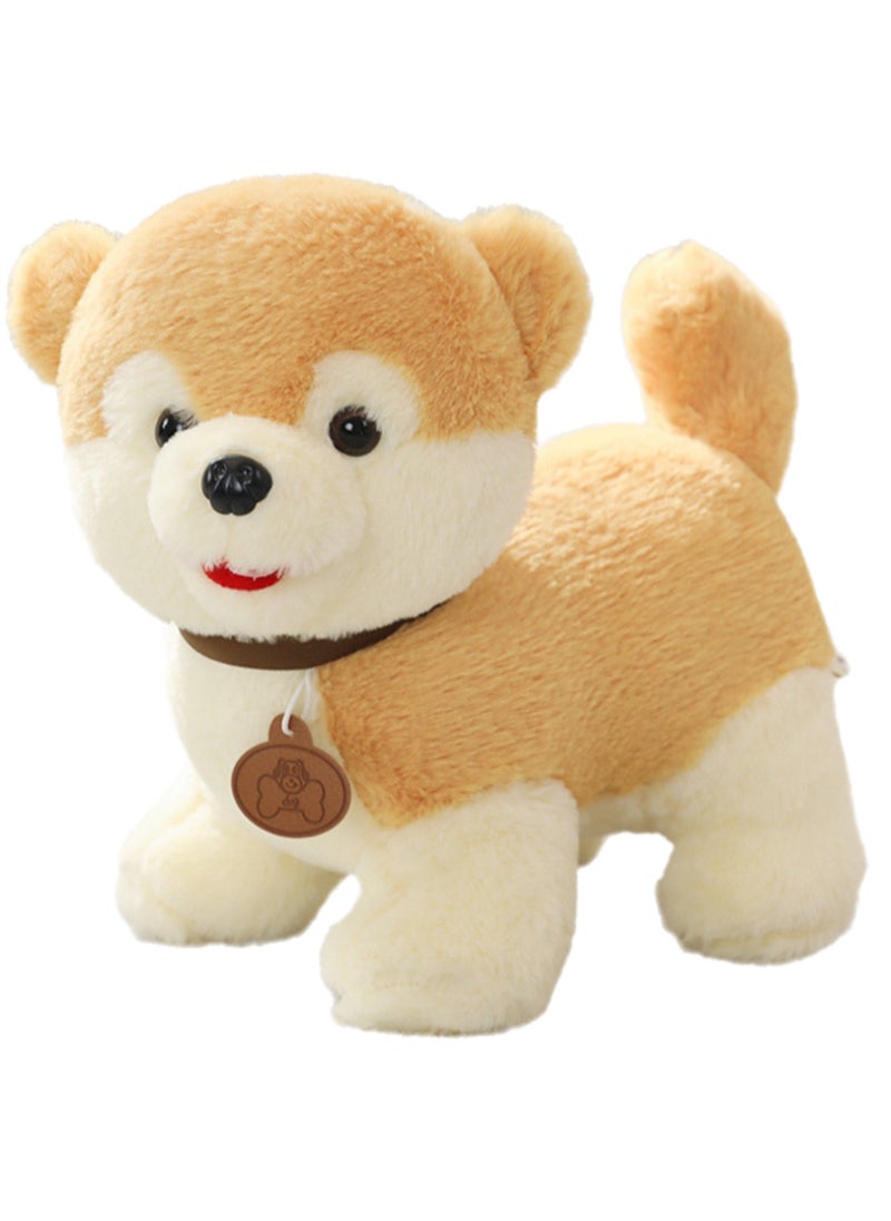 25 CM Cute Simulation Dog Plush Toy Soft Stuffed Animal Doll For Girls And Boys All Ages Gift（Style 6）