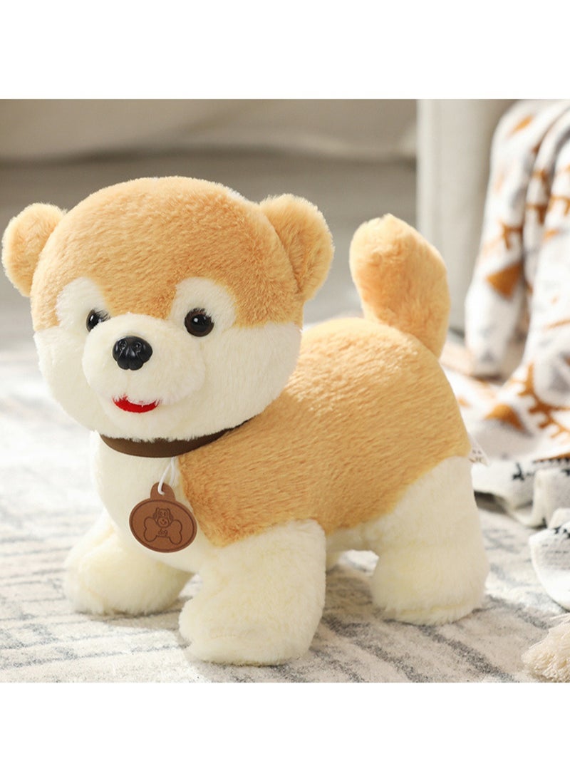 25 CM Cute Simulation Dog Plush Toy Soft Stuffed Animal Doll For Girls And Boys All Ages Gift（Style 6）