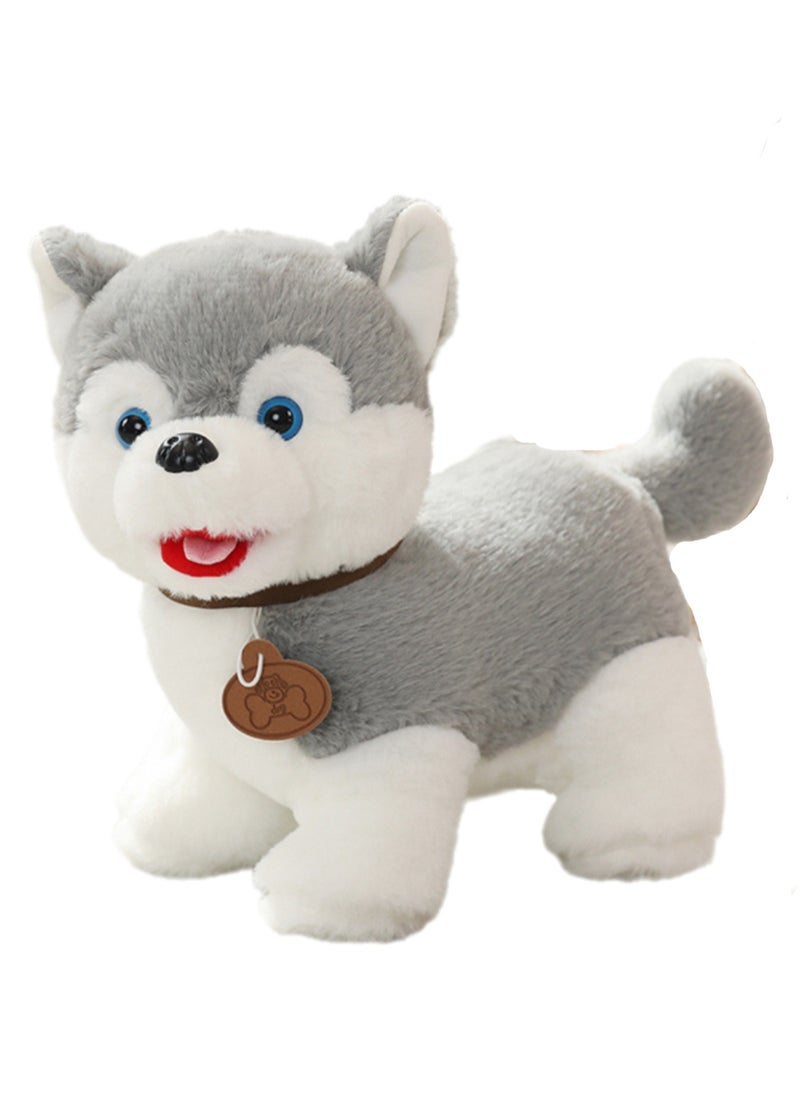 25 CM Cute Simulation Dog Plush Toy Soft Stuffed Animal Doll For Girls And Boys All Ages Gift（Style 1）