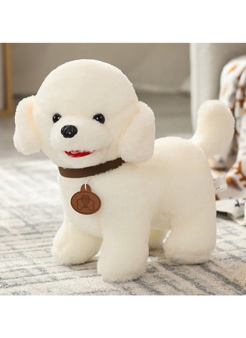 25 CM Cute Simulation Dog Plush Toy Soft Stuffed Animal Doll For Girls And Boys All Ages Gift（Style 3）