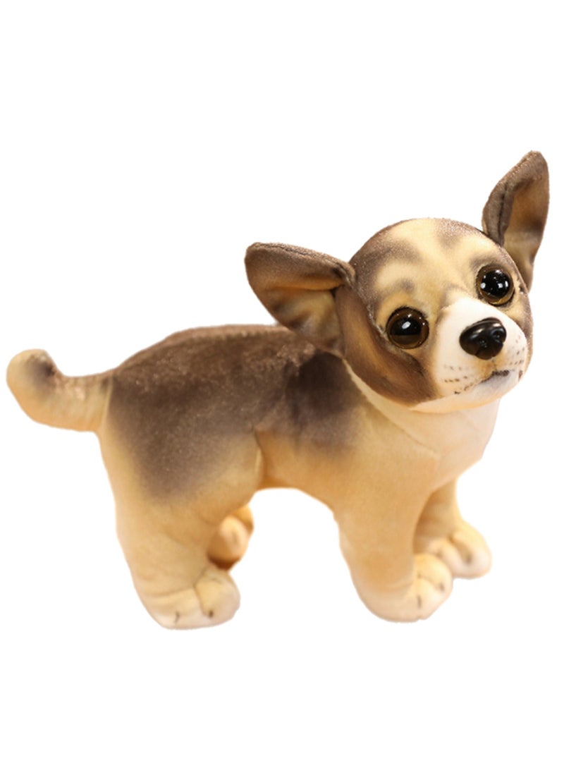 18 CM Cute Simulation Dog Plush Toy Soft Stuffed Animal Doll For Girls And Boys All Ages Gift（Style 1）