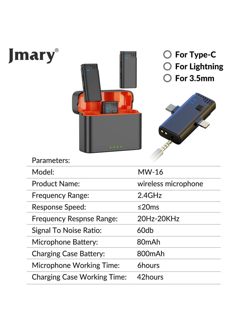 MW-16 2.4G Wireless Microphone for Mobile and Camera