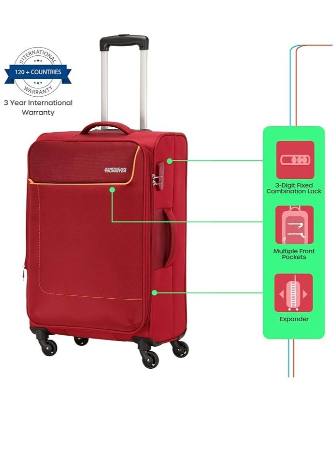 Jamaica Spinner 58 cm TSA Lock Lightweight Travel Trolley luggage Bag