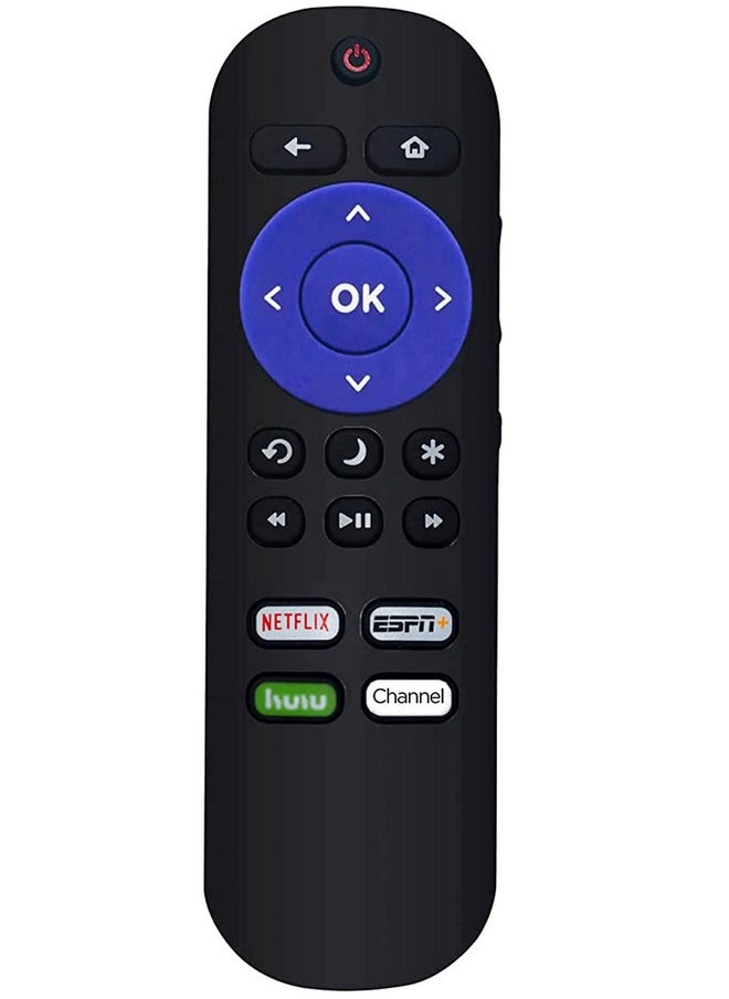 Replacement Remote Control for Roku TV, Compatible with TCL Roku/Onn Roku/Element Roku/Westinghouse Roku/Philips Roku/JVC Roku Smart TVs