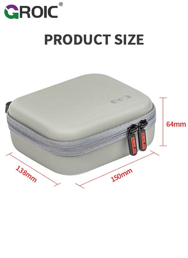 Carrying Case for Insta360 GO 3 Action, Storage Bag Mini Protective Compatible Action Camera Accessories