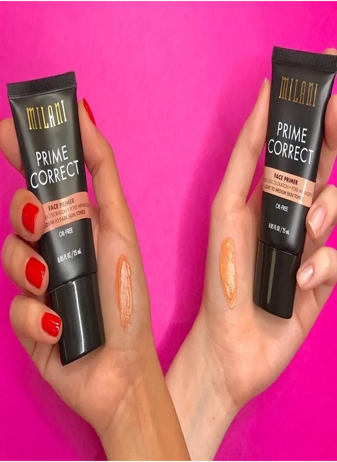 Milani Prime Correct Diffuses Discoloration + Pore-Minimizing Face Primer - 05 Medium/Dark 25ml