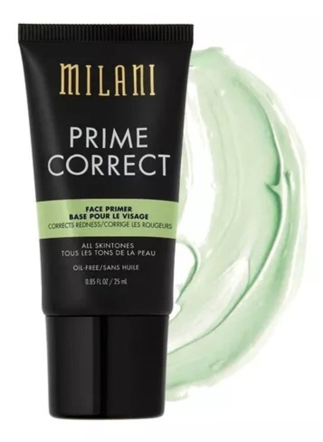 Milani Prime Correct Corrects Redness + Pore-Minimizing Face Primer 25ml