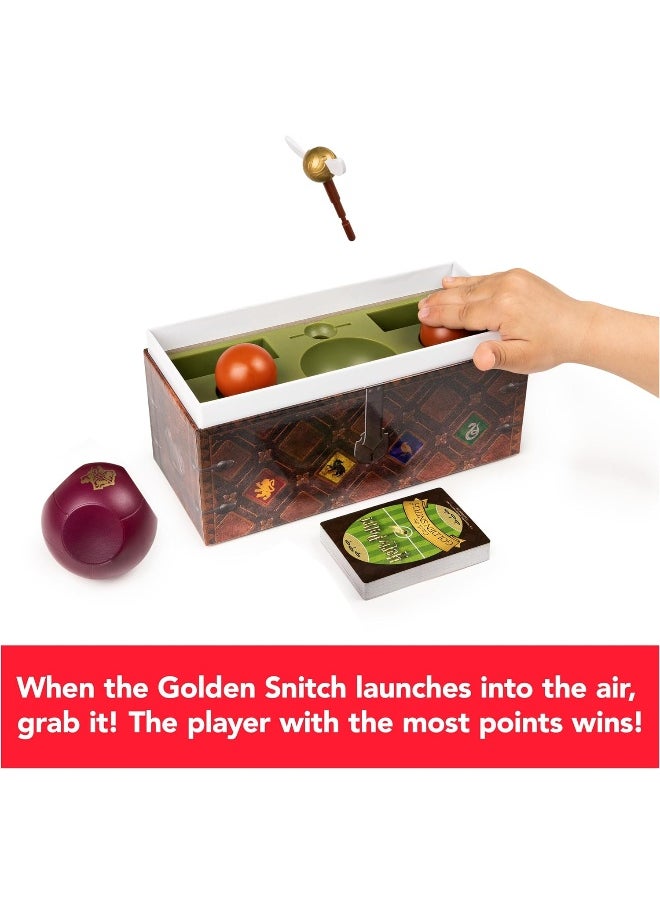 Harry Potter Catch The Golden Snitch, A Quidditch Board Game for Witches, Wizards and Muggles, Family Game Ages 8 & up