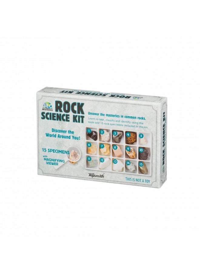 STEM Toy Rock Science Kit Geology Mineral Specimen For Kid Geologists