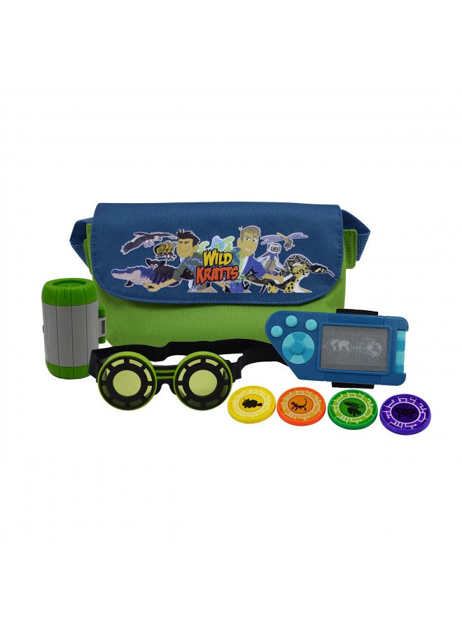 Wild Kratts Adventure Set - Officially Licensed - Includes Goggles, Creature Pod, Power Discs and More- 8 Pieces - for Costumes, Pretend & Dress Up Play - Fun Interactive Toy Gift for Kids - Ages 3+