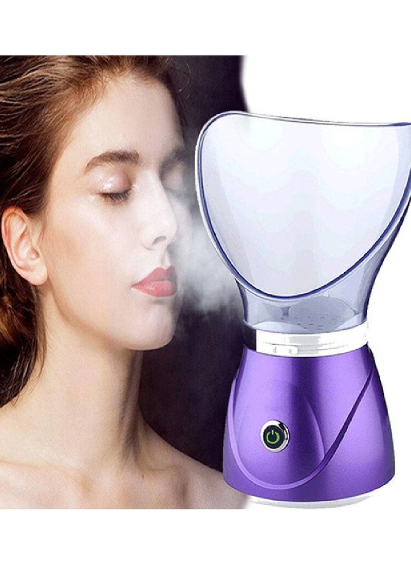 Facial Steamer Facial Sauna For Deep Skin Cleansing Moisturizing Sauna Facial Spa Steamer 60ml Water Tank For Facial Mask Nasal Mask Skin Vaporizer Machine Ideal For Skin Care Moisturizing Sprayer