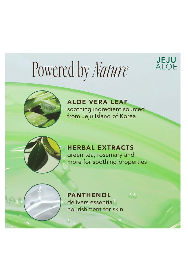 Jeju Aloe Soothing Gel | Multi-use Moisturizing & Soothing Gel For Face, Body & Sun Burn Care | 95% Aloe Vera Extract, All Skin Types, 10.14 fl oz, Korean Skincare 300 mlml