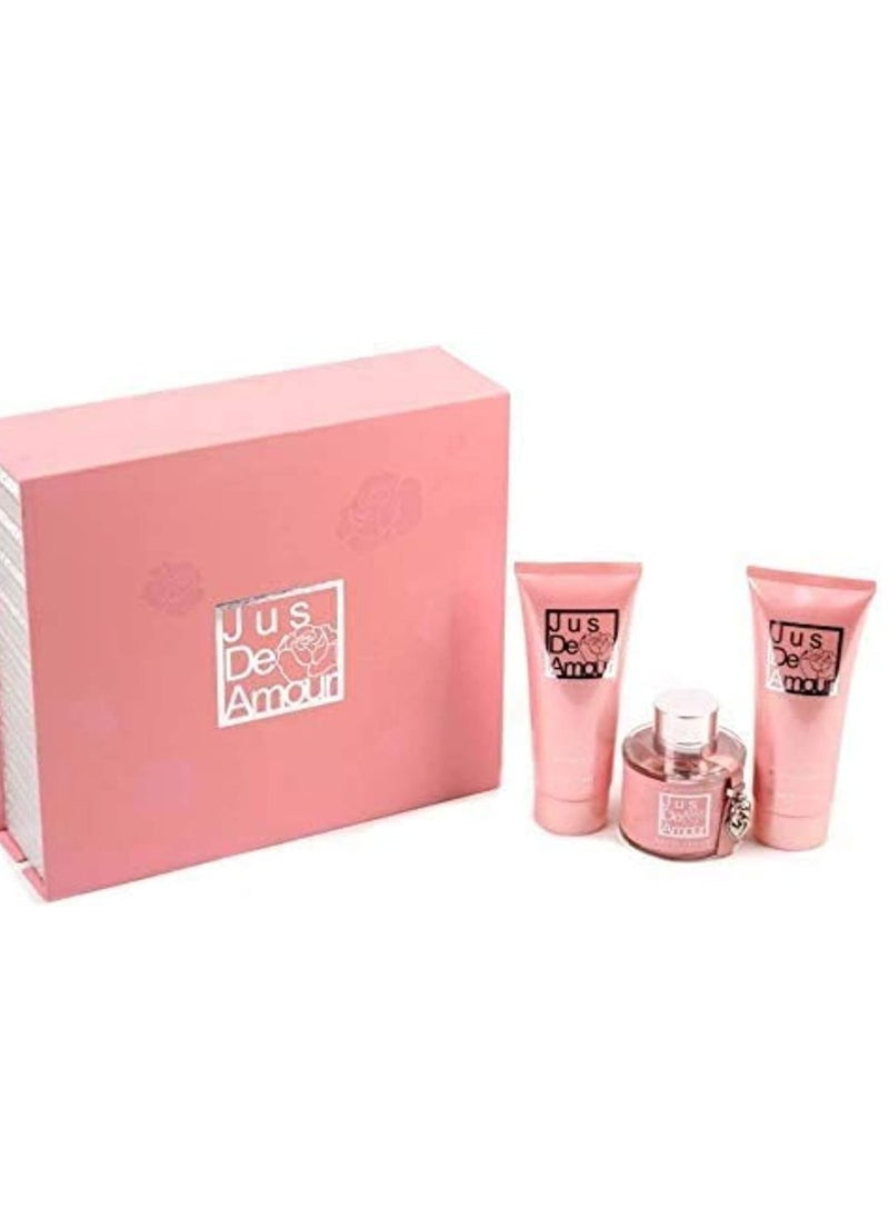 Jus De Amour Gift Set Perfume Edp -Women 100ML+Body/L150ml+Shower/G150ml