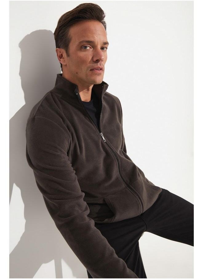 June Zipper Polar Sweatshirt Anthracite