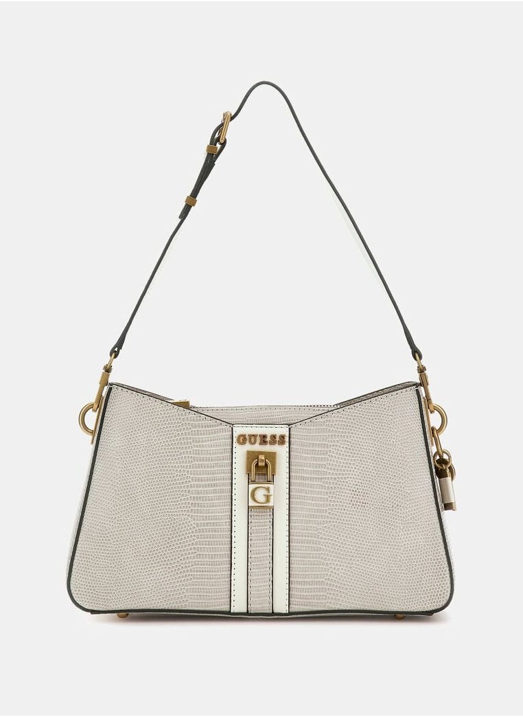 Ginevra python-print shoulder bag