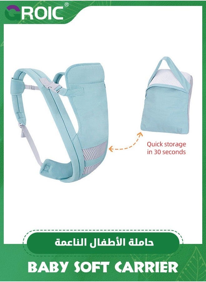 Baby Carrier with Seat and Lumbar Support,Baby Sling Carrier,Adjustable Breathable Carrier,Nursing Wrap Carries,Soft Holder