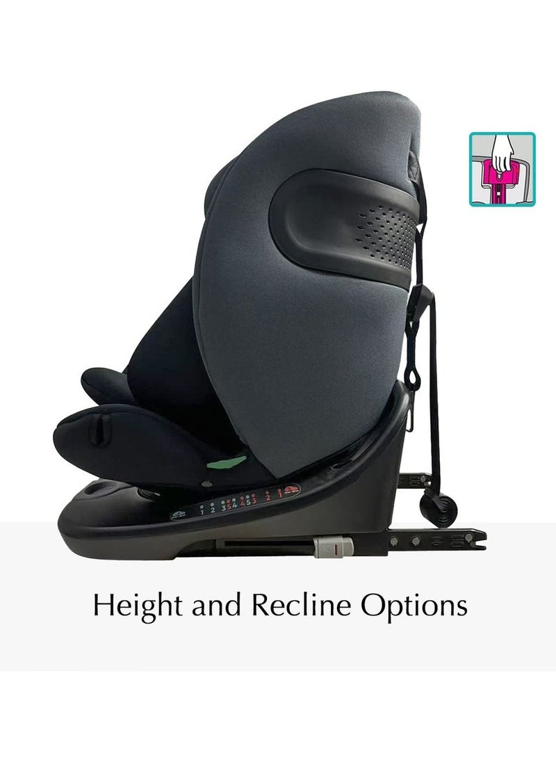 All In One Isofix Car Seat - Black