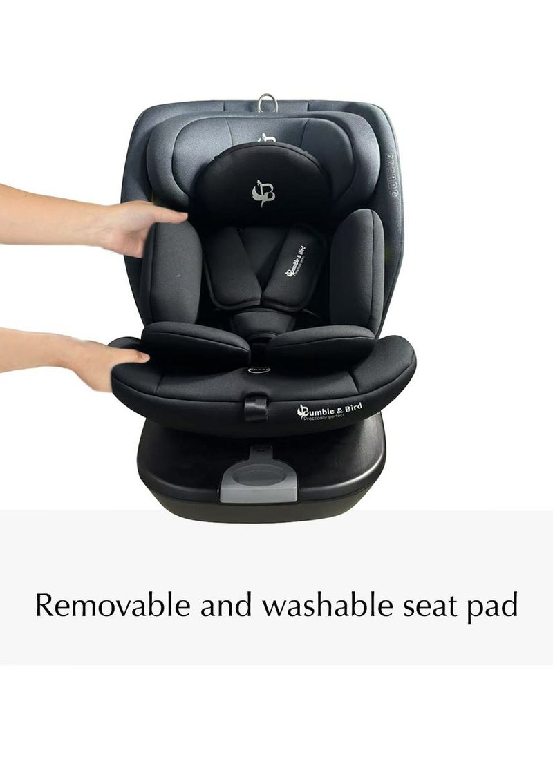 All In One Isofix Car Seat - Black