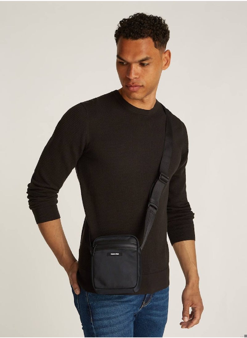 Men's Ck Essential Reporter Bag - Polyester, Black