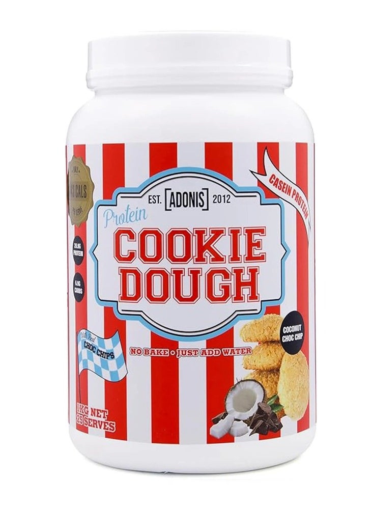 ADONIS PROTEIN COOKIE DOUGH,COCONUT CHOC CHIP,25 SERVINGS 1KG