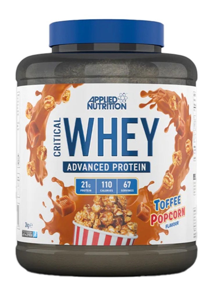 Applied Nutrition Critical Whey Protein Toffee Popcorn 67 Servings 2Kg