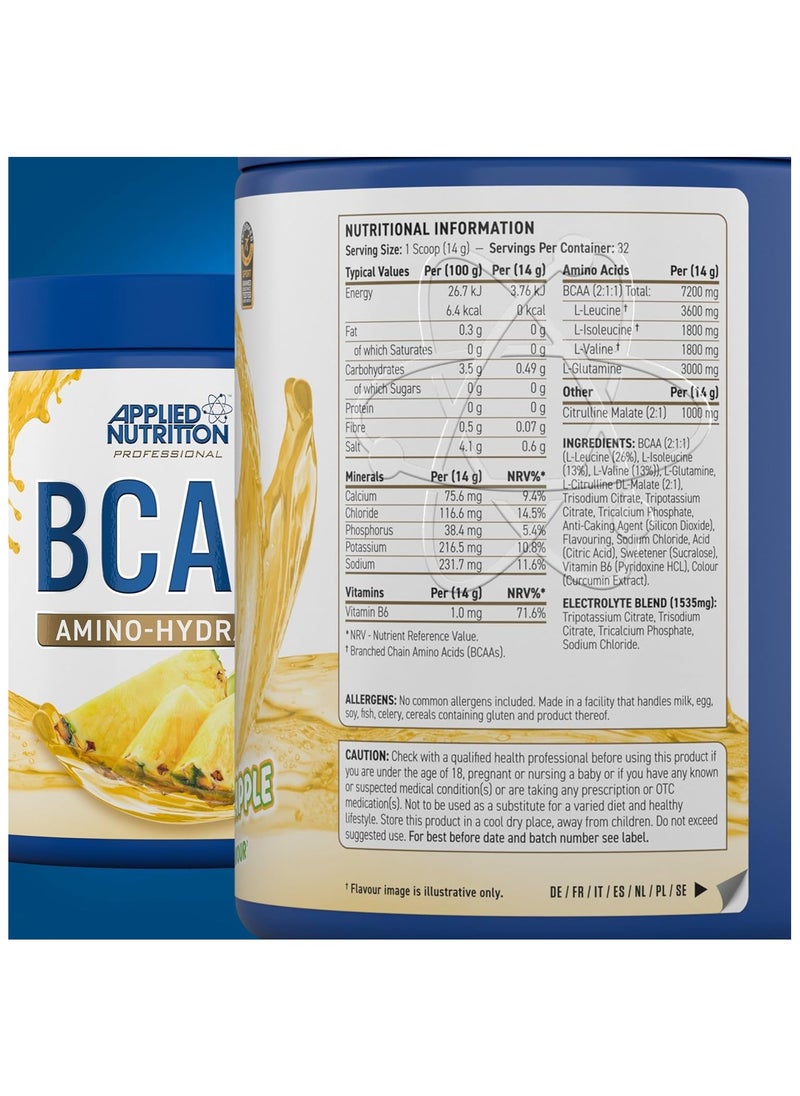 BCAA Amino Hydrate, Pineapple, 32 Serving, 450g