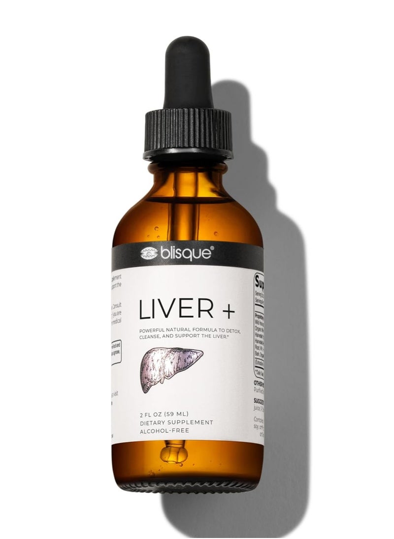 Liver Complex Supplement to Detox, Cleanse, and Repair The Liver | Doctor-Approved | Natural Ingredients | Milk Thistle and Dandelion Root | 2 Ounce | 59 Servings