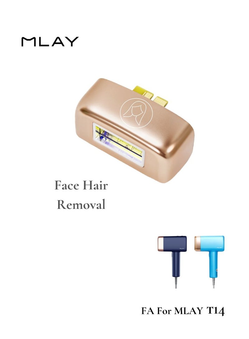 T14 Face 500000 Pulses Lamp, Painless Ice Cooling IPL Hair Removal Device for Face Hair Removal