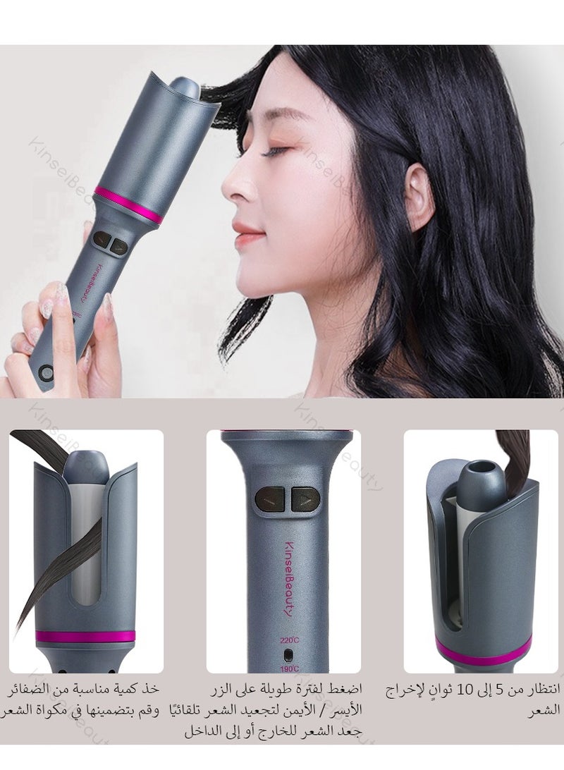 T14 3 in 1 IPL Hair Removal Device, 3℃ Ice Cooling Laser Hair Removal, 500,000 Flashes 0.5s/Flash Painless Hair Removal Device for Whole Body Bikini Face Arm Armpit Face Back Leg（With a Automatic Hair Curler）