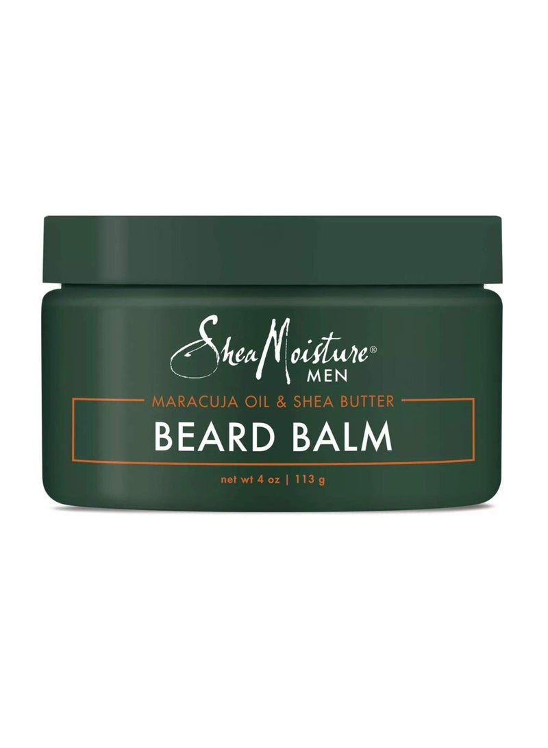 Mens Beard Balm, All Natural ingredients, Made With Maracuja Infused Shea Butter, Shape-Smooth & Define, 4 Ounce (M-BB-2949) 113 Gramsgrams