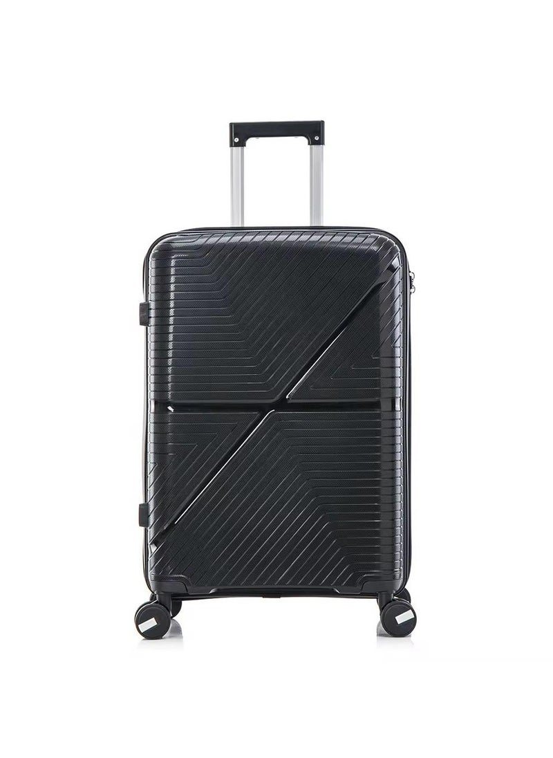 Unbreakable Polypropylene 3-Piece Suitcase Set with Beauty Case & 360° Spinner Wheels Sizes 28,24,20,14