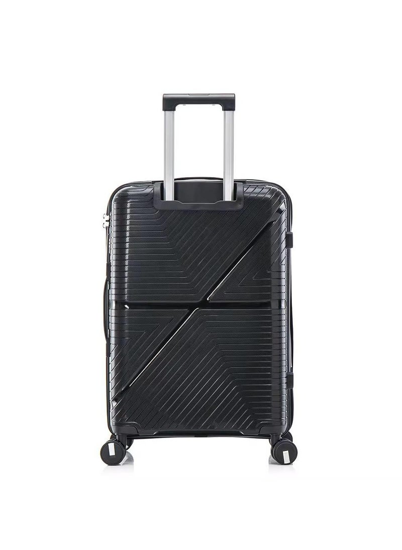 Unbreakable Polypropylene 3-Piece Suitcase Set with Beauty Case & 360° Spinner Wheels Sizes 28,24,20,14