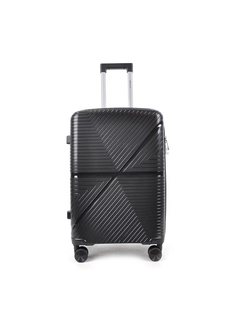 Unbreakable Polypropylene 3-Piece Suitcase Set with Beauty Case & 360° Spinner Wheels Sizes 28,24,20,14