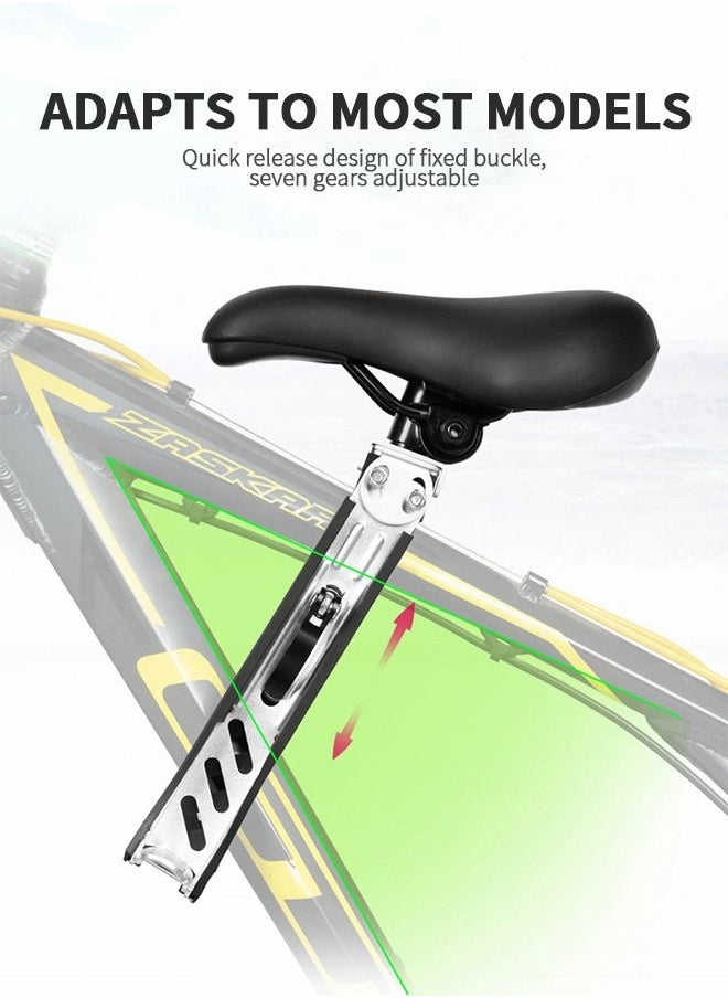 Child Bike Seat Handlebar Accessories, Front-mounted Seat, Parent-child Riding Suitable for Mountain Bikes, Road Vintage Bikes