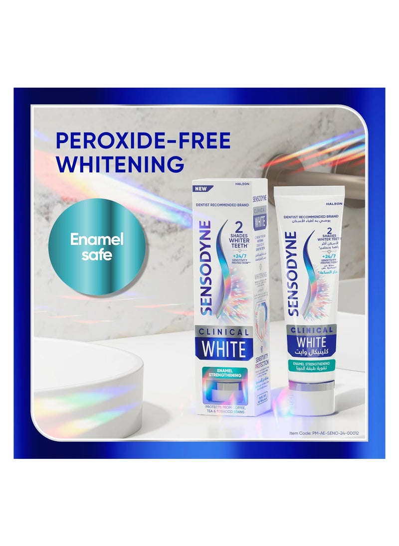 Clinical White Enamel Strengthening Tooth Paste 75 ML