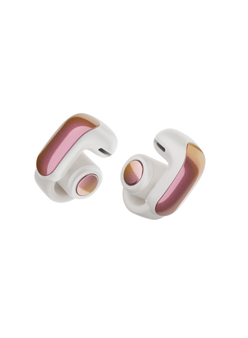 Ultra Open Earbuds with OpenAudio Technology, Open Ear Wireless Earbuds Sunset Iridescent