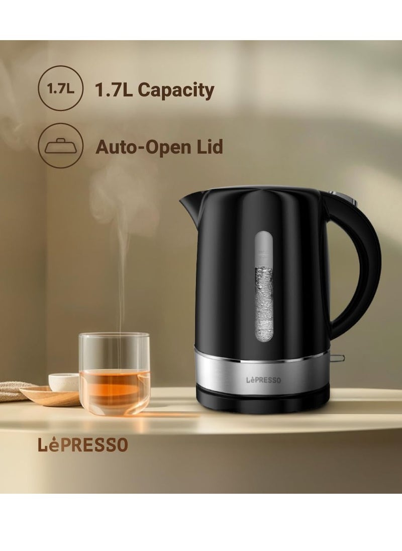 Breakfast Set 2 Slice Toaster, 1.7L Kettle and Drip Coffee Maker Auto Open Lid Crumb Tray Handle Electronic Browning Control Washable Nylon Filter Over Heat Protection, Coffee Machine