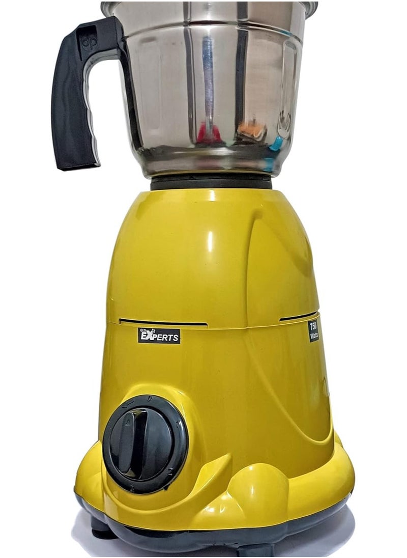 Mayumi® Gls Experts Rocket Uno 750w Mixer Grinder With 1 Multipurpose Leak-proof Ss Jar, 1 Yr Warranty (Uno - 1 Jar)