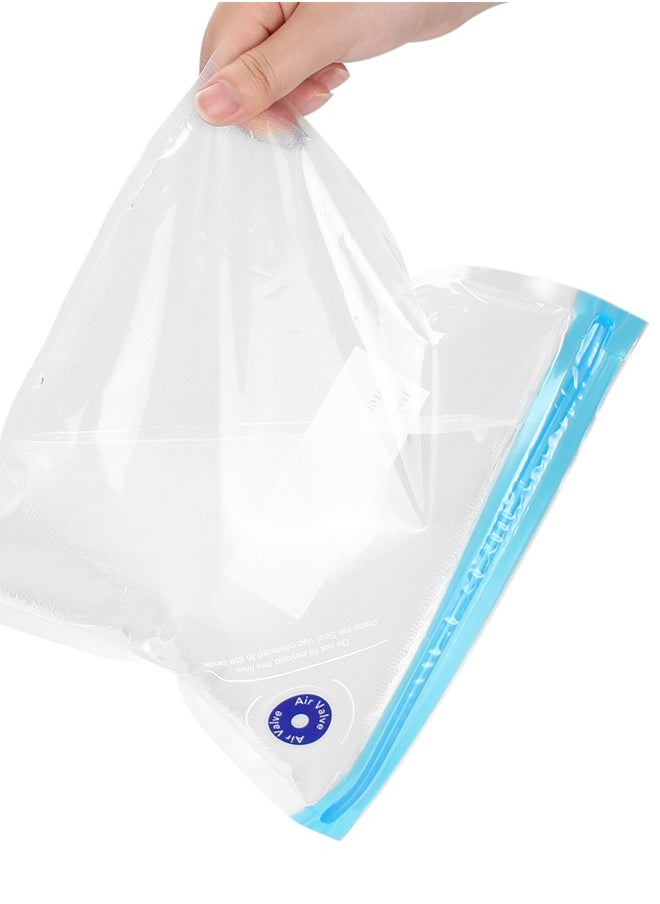 INKBIRD Sous Vide Bags 30pcs Reusable Vacuum Food Storage Bags 3 Sizes Sous Vide Bag Kit with 1 Hand Pump 5 Sous Vide Bag Clips and 6 Sealing Clips for Food Storage and Sous Vide Cooking