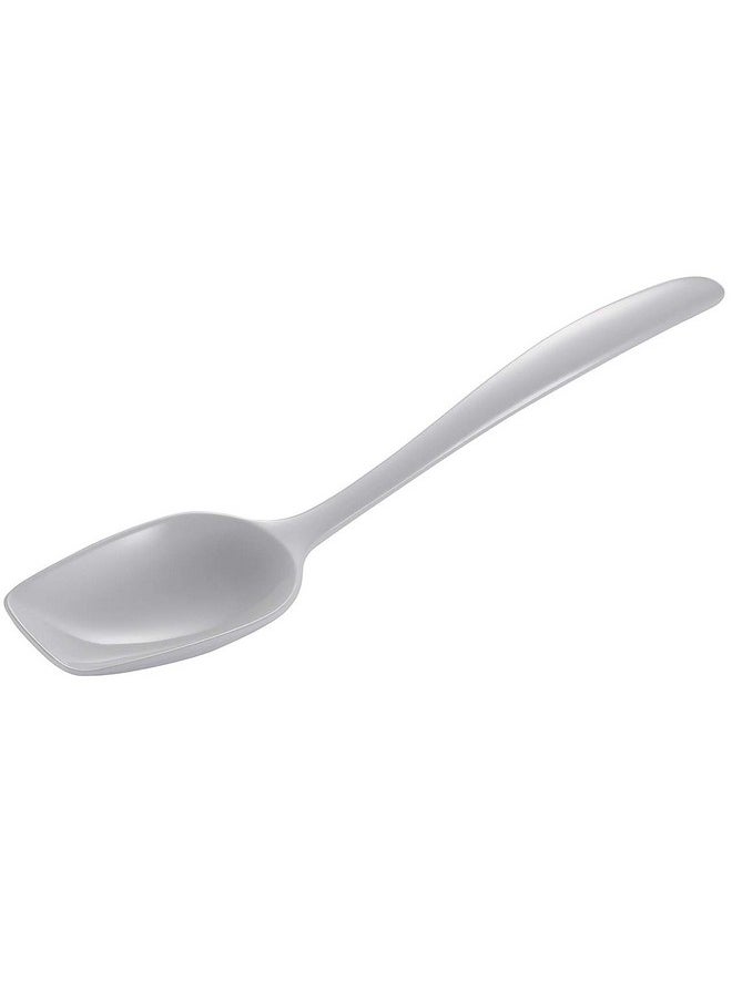 Hutzler 10 Inch Melamine Serving Spoon, White