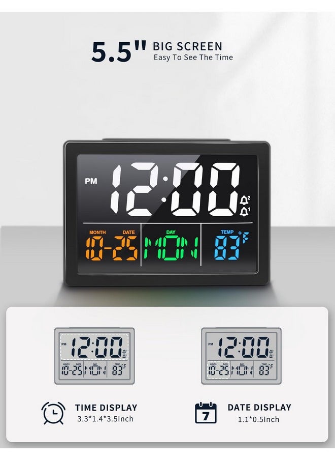 Digital Alarm Clock, With 5.5