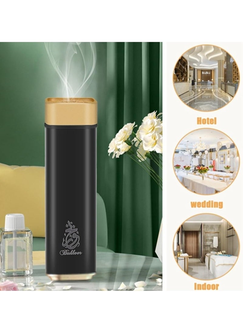 Portable USB Incense Burner Mini Electric Arabic Bukhoor Aromatherapy Diffuser Made Of ABS Perfect For Muslim Home Decoration