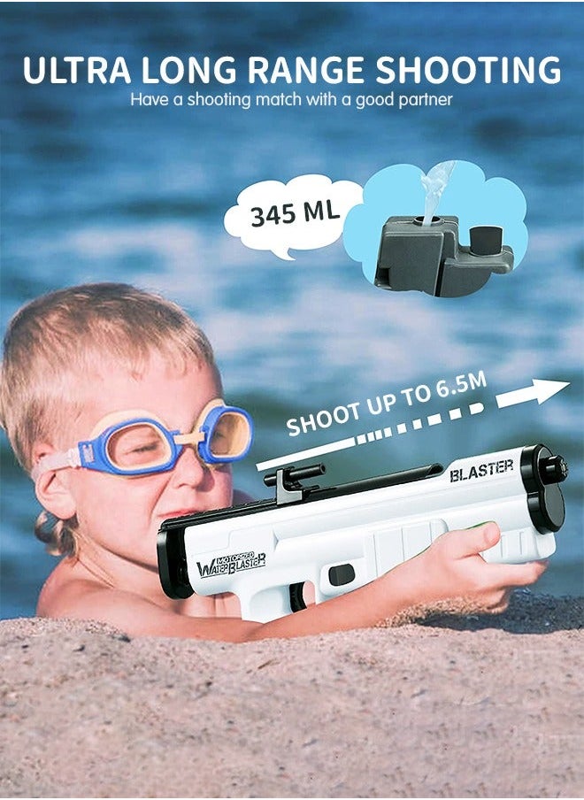 Electric Water Gun, Automatic Squirt Guns with 375CC High Capacity, 22 FT Range Blaster Toys, Soaker Gun Toy for Summer Swimming Pool Party Beach Outdoor Activity