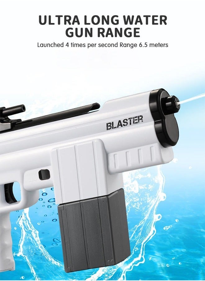 Electric Water Gun, Automatic Squirt Guns with 375CC High Capacity, 22 FT Range Blaster Toys, Soaker Gun Toy for Summer Swimming Pool Party Beach Outdoor Activity